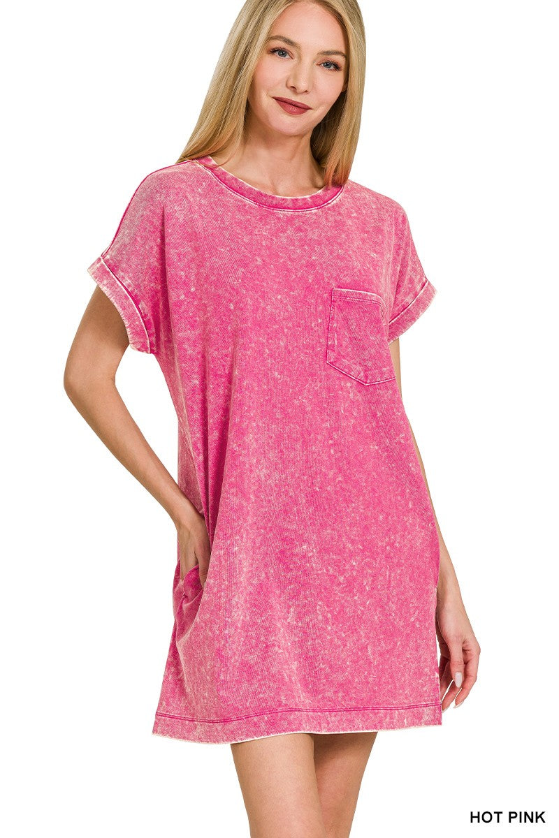 Zenana pink dress