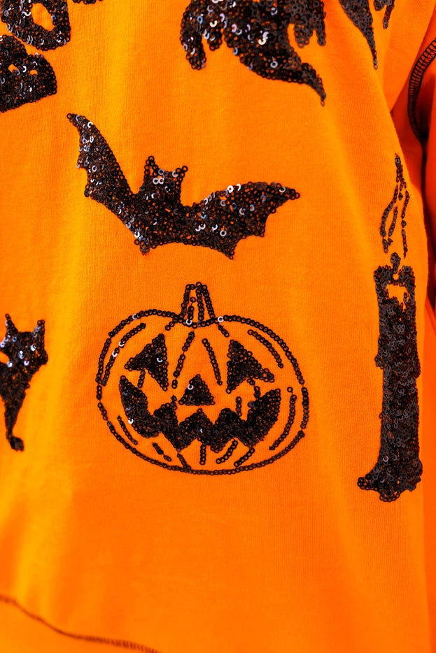 Sparkly Halloween Sweatshirt