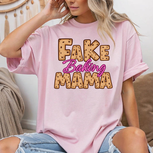 PRE-ORDER Fake Baking Mama Gildan Softstyle graphic T-shirt