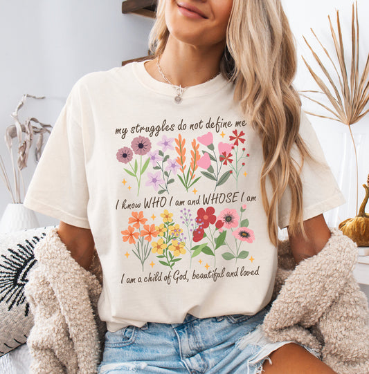 Ivory Comfort Colors God's Child Graphic T-shirt