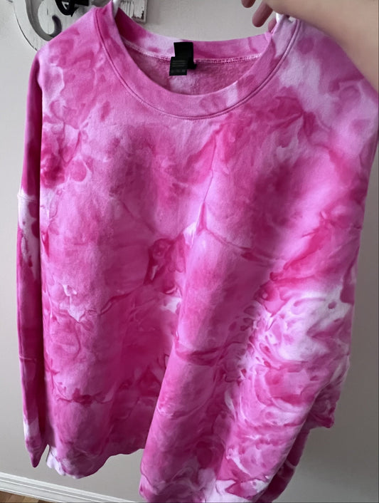 Ice Dye Crewneck Graphic sweatshirts