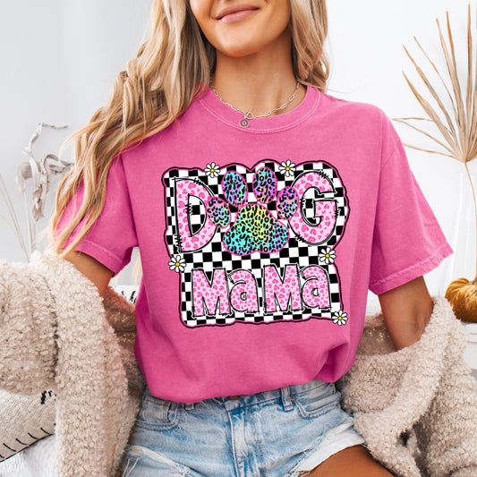 Crunchberry Comfort Colors Dog Mama Graphic T-shirt